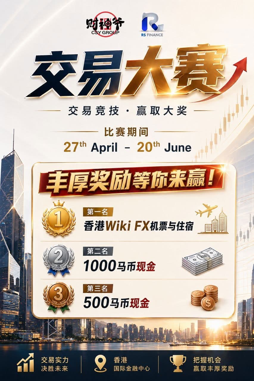 CSY Group × RS Finance Trading Competition 2026 poster