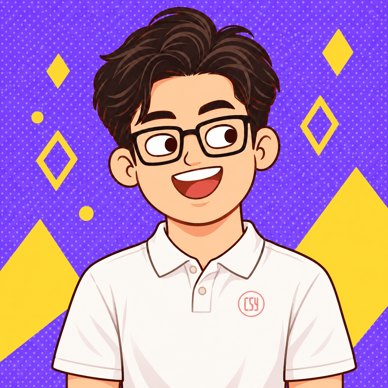 Cartoon portrait of Bryan
