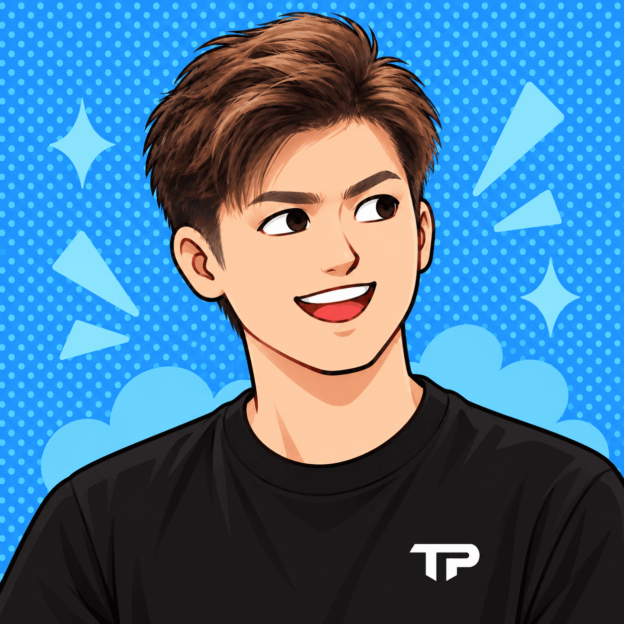 Cartoon portrait of Weijie